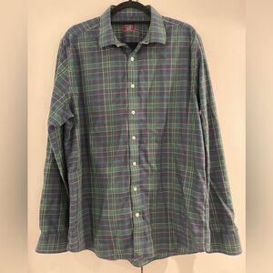 UNTUCKit Collared Button Up Shirt Size XL Tall Slim